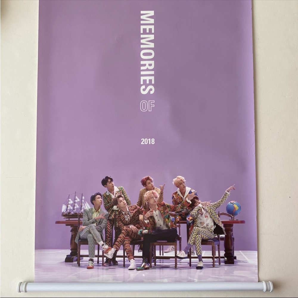 BTS Memories of 2018 Scroll Poster Love Yourself Idol